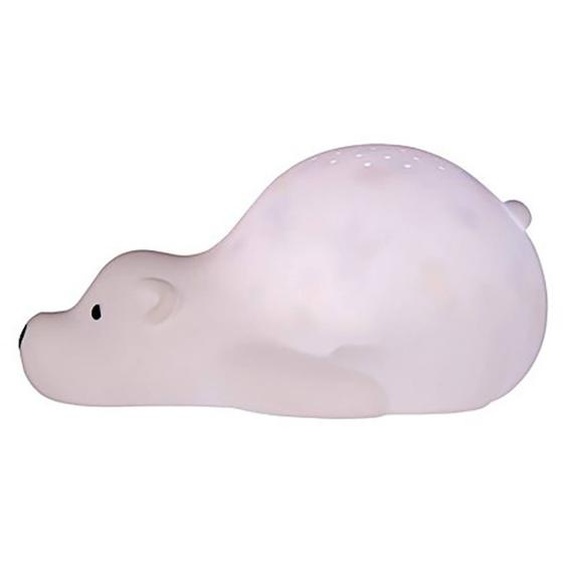 Veilleuse Projecteur Bjorn Lours Polaire Blanc