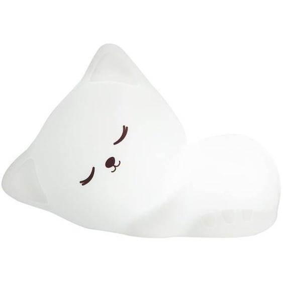 Veilleuse Stella Chat Avec Télécommande Blanc
