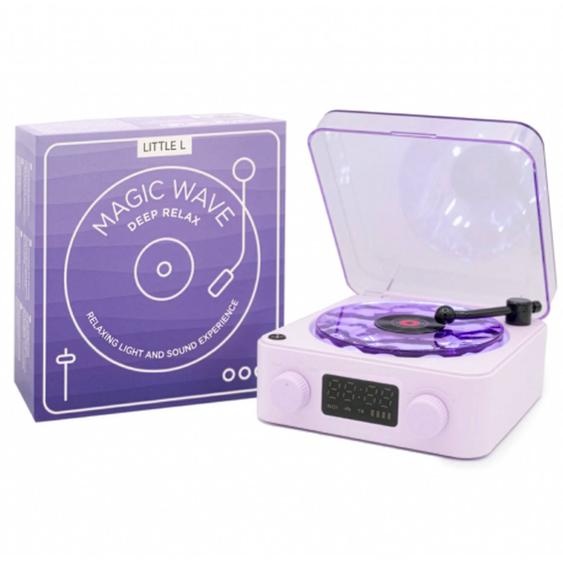 Veilleuse Tourne-disque Sensoriel Magic Wave Rose