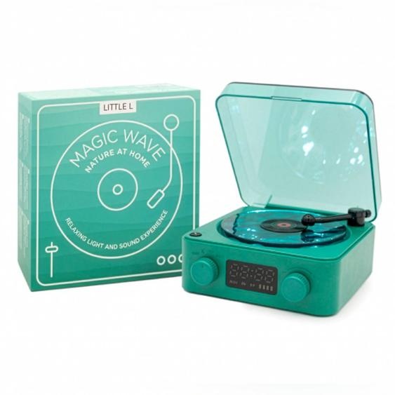 Veilleuse Tourne-disque Sensoriel Magic Wave Vert