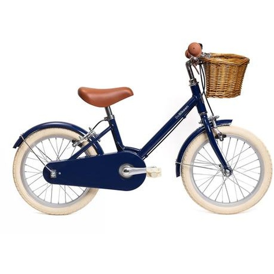 Vélo 16 Pouces Enfant 4-6 Ans Bleu Marine