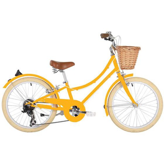 Vélo 20 Pouces Jaune Curry