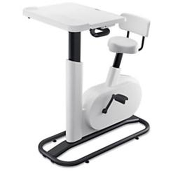 Vélo-bureau recharge eKinekt table réglable - Blanc