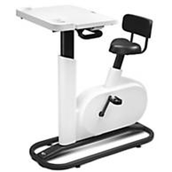 Vélo-bureau recharge eKinekt table réglable - Blanc