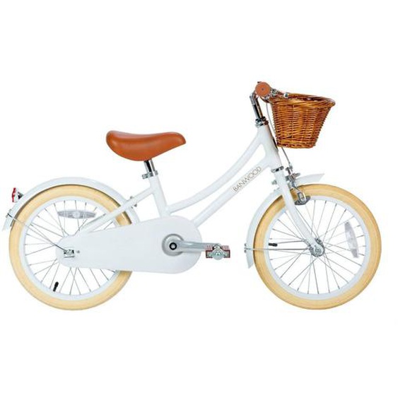Vélo Classique Avec Pédales De 4 À 7 Ans Blanc