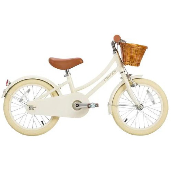 Vélo Classique Avec Pédales De 4 À 7 Ans Crème