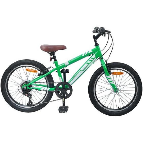 Vélo de Montagne 20 Pouces 6-Speed pour 5-8 ans Vert