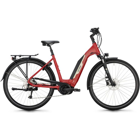 Vélo de trekking électrique Victoria tresalo 2 (#1) ebike vict. tresalo 2 26/45 9sp wave red