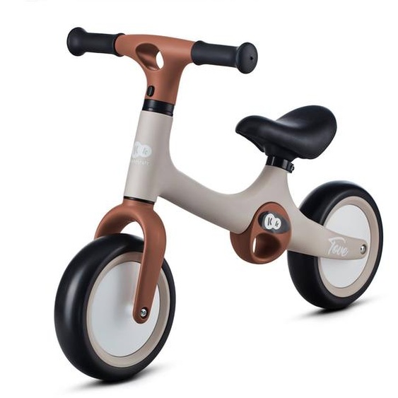 Vélo Déquilibre Léger Pour Enfants, Draisienne, Selle Et Roues Réglables Beige
