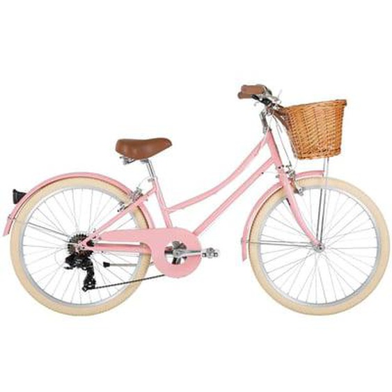 Vélo enfant rose 24 pouces 7 11 ans