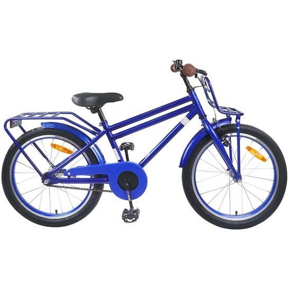 Vélo pour Enfants 18 Pouces pour les 5-7 ans Bleu foncé