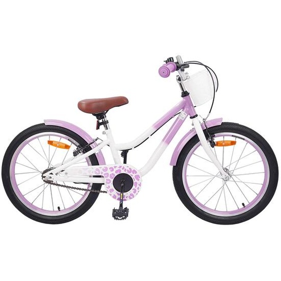 Vélo pour Enfants 18 Pouces pour les 5-7 ans Pourpre