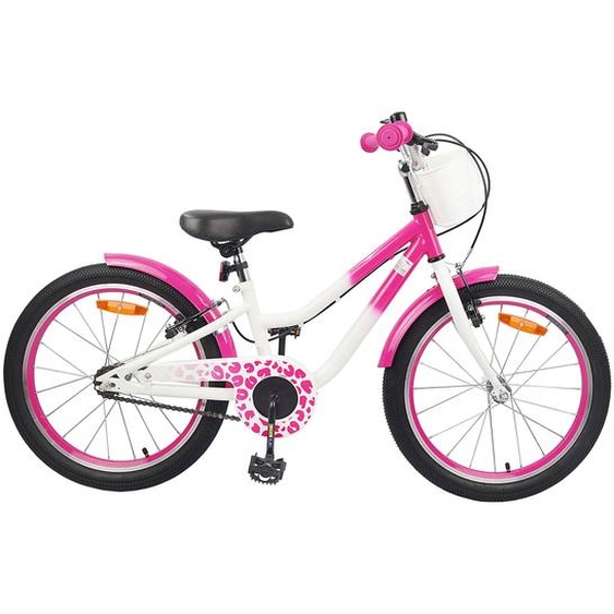 Vélo pour Enfants 18 Pouces pour les 5-7 ans Rose foncé