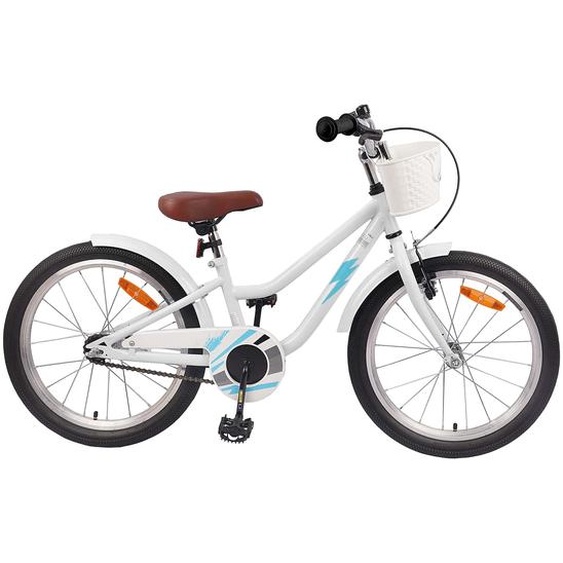 Vélo pour Enfants 18 Pouces pour les enfants de 5 à 7 ans Blanc