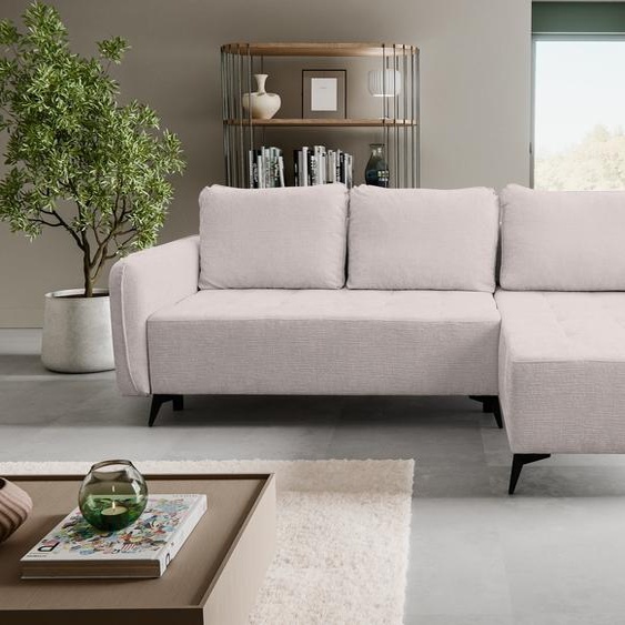 VENASI LUCKY Canapé dangle universel avec fonction sommeil et coffre de lit Beige Canapé-lit dangle Canapé ASTRA 03