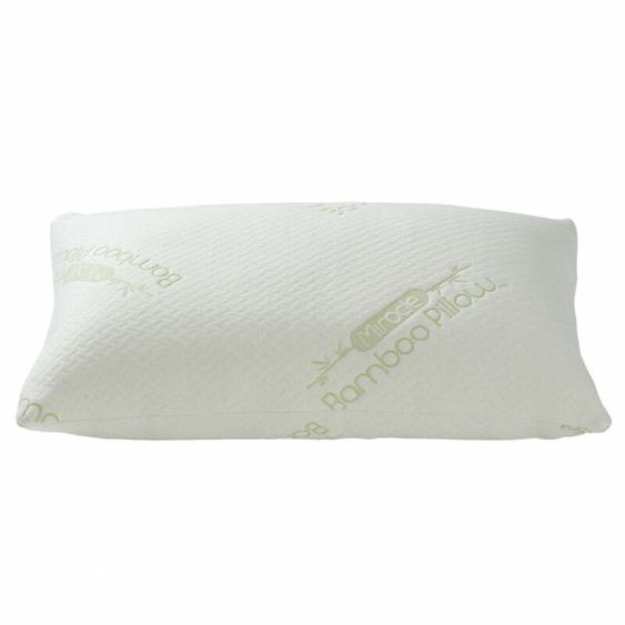Venteo - Oreiller en Bambou 51 x 76 cm - TELESHOPPING - MIRACLE BAMBOO PILOW™ - blanc - Adulte - Oreiller mémoire de forme