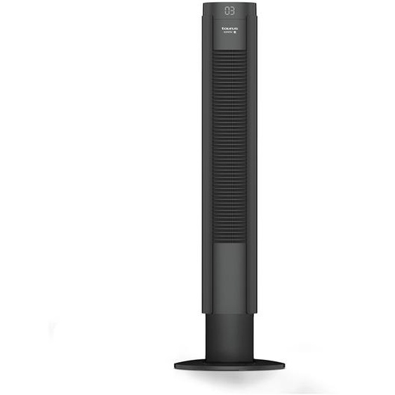Ventilateur colonne oscillant Amazing Taurus 4 vitesses avec affichage numérique et minuteur + Télécommande - 50 W - Noir