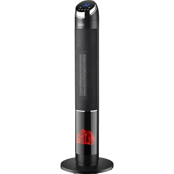 Ventilateur de chaleur avec imitation de cheminée TEESA TSA9017, céramique
