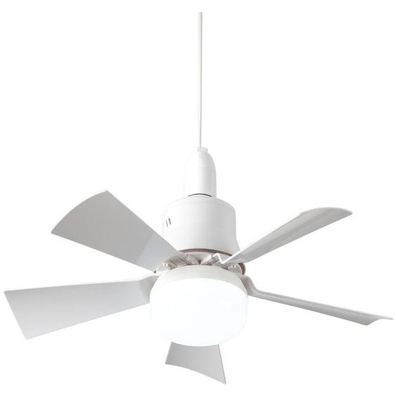 Ventilateur de plafond avec télécommande Silencieux - Plafonnier 5 pales Plafonnier E26 plafond Eté/Hiver Chambre à coucher Salle à manger,blanc