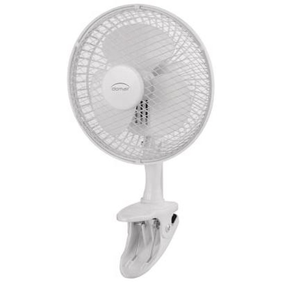 Ventilateur de table à clipser blanc 15W Ø15 cm