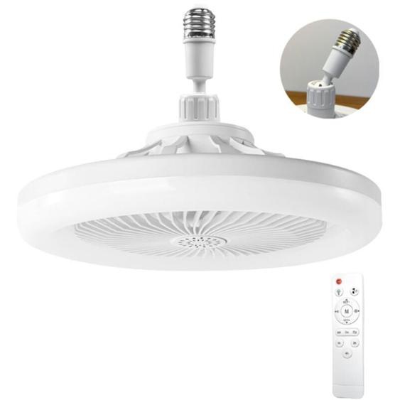 Ventilateur Plafond Avec Lumiere,ventilateur De Plafond Avec Télécommande,ventilateur Silencieux Plafond,E27 plafonnier led à Intensité