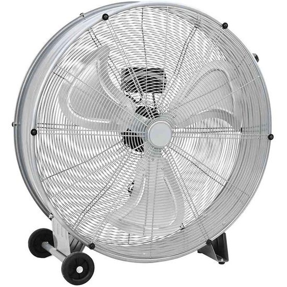 Ventilateur tambour avec roue 79 x 37 x 82 cm Aluminium