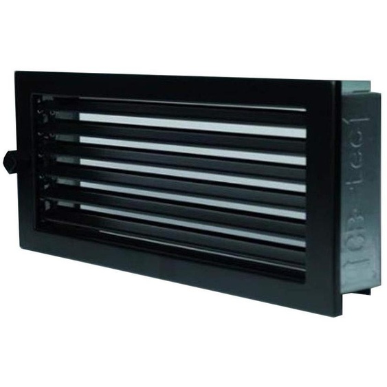Ventilation dair - 20x20 cm - Noir
