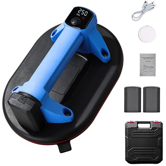 Ventouse à vide, capacité de levage jusquà 300 kg, affichage numérique, 2 batteries