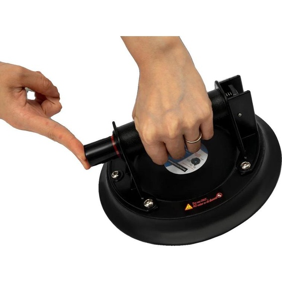Ventouses à vide, 8,27 pouces, capacité de charge de 242,51 lbs, caoutchouc naturel, facile à utiliser, design compact