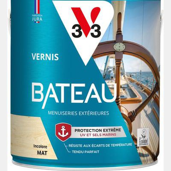 Vernis bateau incolore Mat - 2,5L