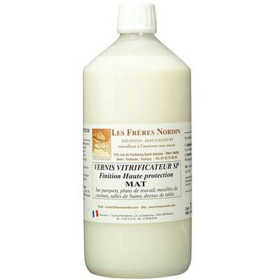 Vernis vitrificateur finition bois mat 1 l