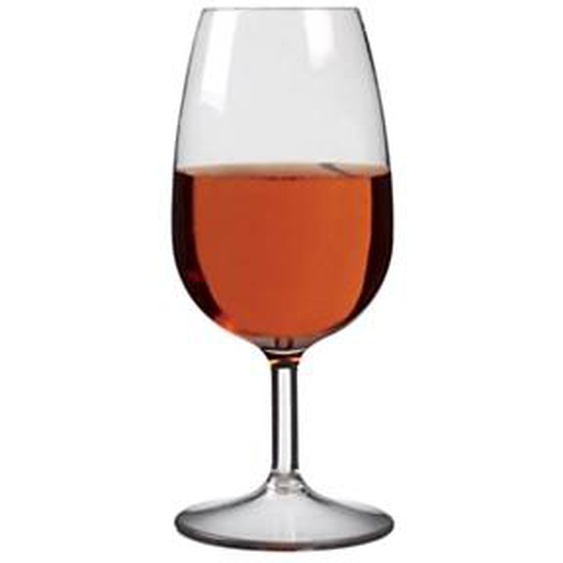 Verre à vin à pied 20 cl en copolyester transparent - Lot de 12
