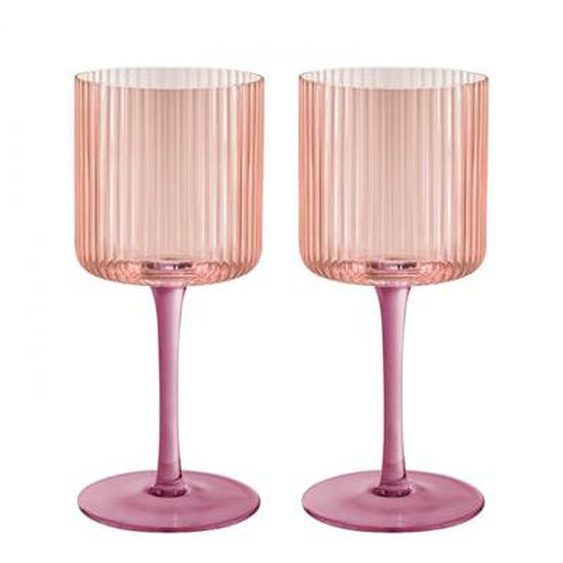 Verre à vin en verre lot de 2