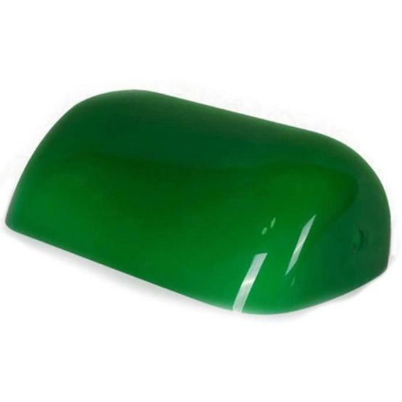 Verre de Couleur Verte Couvercle de la mpe Banquier- la mpe Banquier Abat-Jour en Verre Abat-Jour