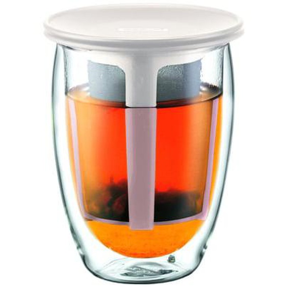 Verre double paroi avec infuseur 35cl
