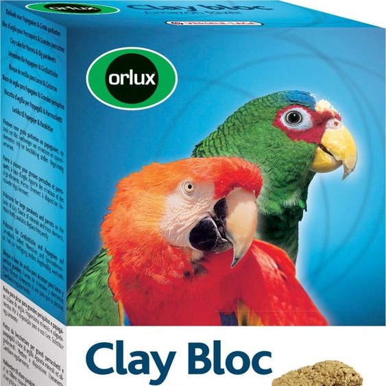 Versele Laga Orlux Clay Bloc Amazon River 550G - Cubes DArgile Pour Perroquets