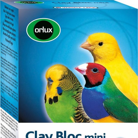 Versele Laga Orlux Clay Bloc Mini 540G - Cubes dArgile Pour Petits Oiseaux