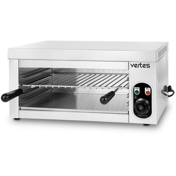 VERTES Salamandre Gril, hauteur 280 mm, réglable 50-300°C, 2000 watts Four gastronomique pour gratiner, gratiner