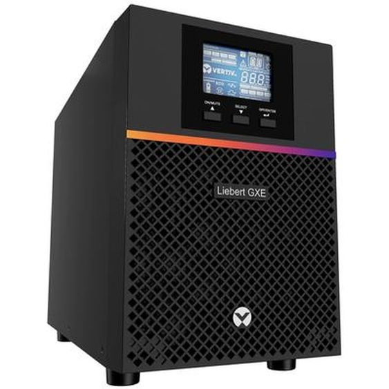 Vertiv Liebert Onduleur GXE 1 000VA/ 900 W 230 V format tour on line double conversion  Batterie VRLA plomb étanche, Double-conversion (en ligne), 1