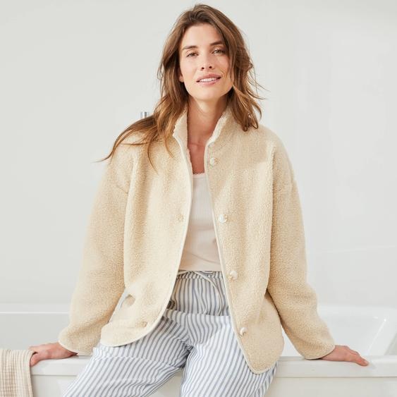 Veste d’intérieur en bouclette -