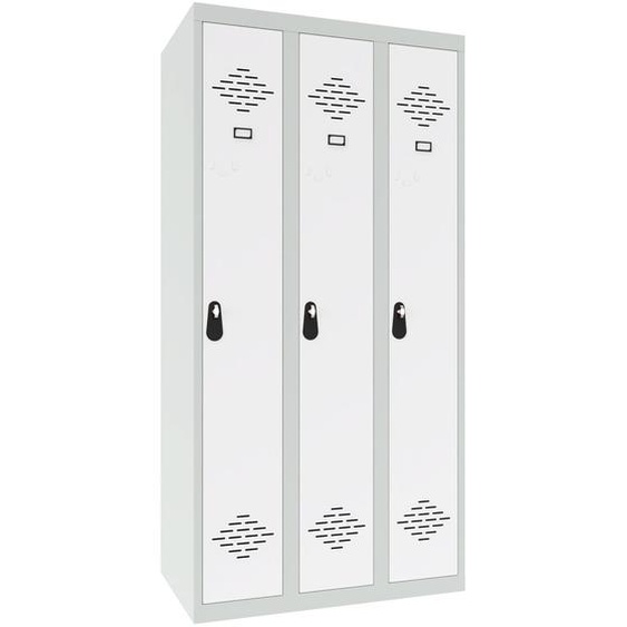 Vestiaire Avantage Industrie Propre Monobloc - Largeur 90 cm - Blanc