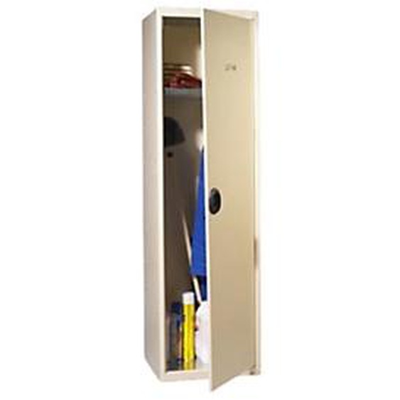 Vestiaire collectivités Seamline - Industrie propre - Grande largeur 180 cm avec serrure - Gris clair
