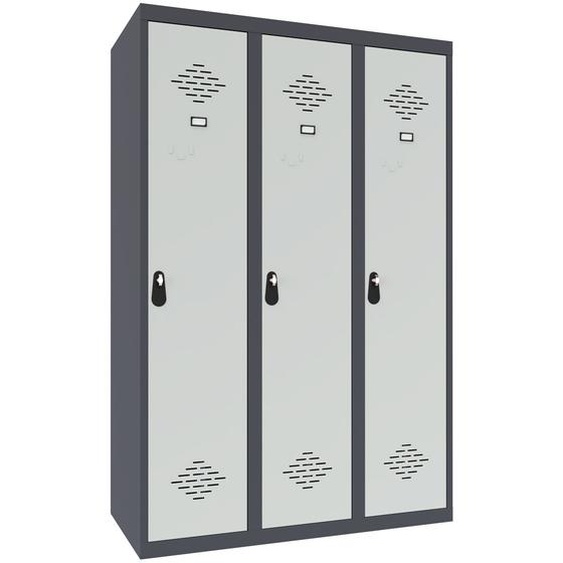 Vestiaire Avantage Industrie Salissante Monobloc - Largeur 120 cm - Gris
