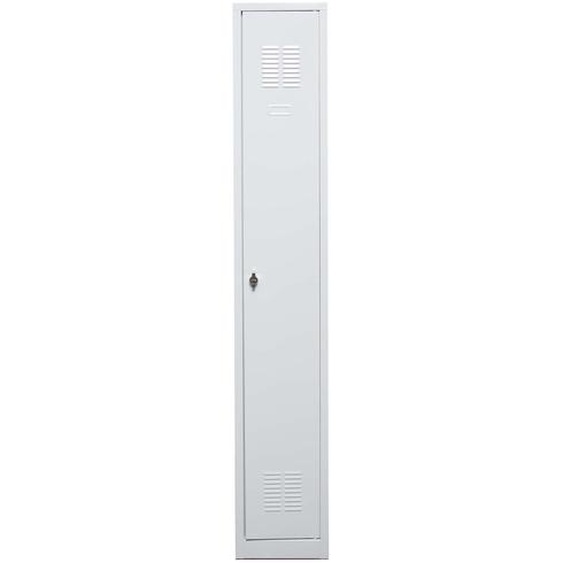 Vestiaire Budget Industrie Propre Monobloc - L.30 cm - Gris