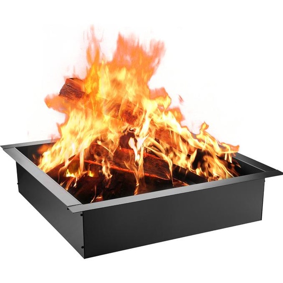 VEVOR Bac à feu Foyer Jardin Terrasse Cheminée Anneau de foyer de 1,5 mm dépaisseur, anneau en acier DIY avec pince, revêtement de foyer encastré dans le sol pour lextérieur, terrasse, arrière-cour