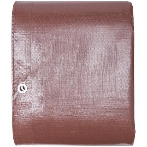 VEVOR Bâche de couverture PE Bâche en tissu 365,76 x 1219,2 cm Bâche de protection 16 mils Bâche en bois 16 x 16-Tissu de jardin étanche Résistant aux UV pour couvrir les camping-cars Voitures Moto Meubles de jardin Marron
