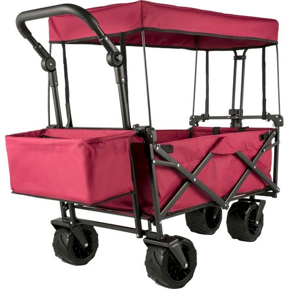 VEVOR Bollerwagen Faltbar Handwagen 100 KG Diable de transport Chariot doutillage avec toit