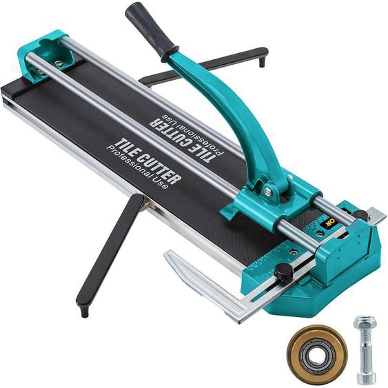 Coupe Carrelage 800 mm Coupe-Carreaux Manuel Double Rails, Epaisseur de Coupe 6-15 mm Coupeur de Carrelage avec Positionnement Laser Professionnel