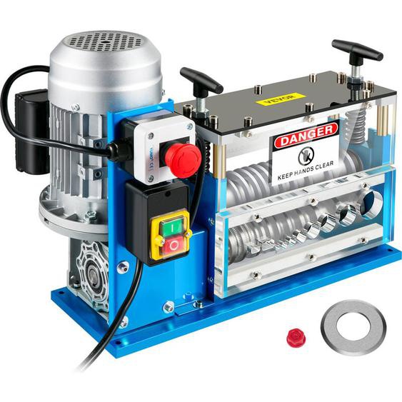 Machine a Denuder Electrique 370 w 1,5 mm-38 mm Machine a Depouillement a Cables Machine a Denuder Fils 11 Canaux 10 Lames pour Recycler Fils de