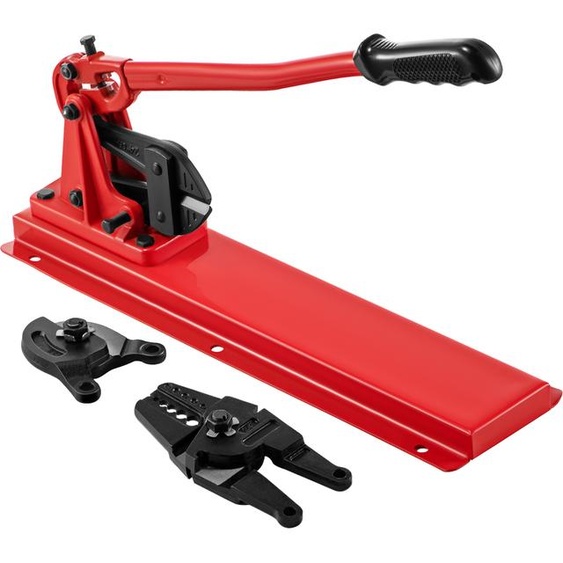 Outil de rétreint de table VEVOR 24 pouces, pince à sertir les fils avec pince à câble Tête de sertissage Pince à sertir de table 1/16-3/16 pouce en acier allié pour câbles métalliques 1/2 pouce